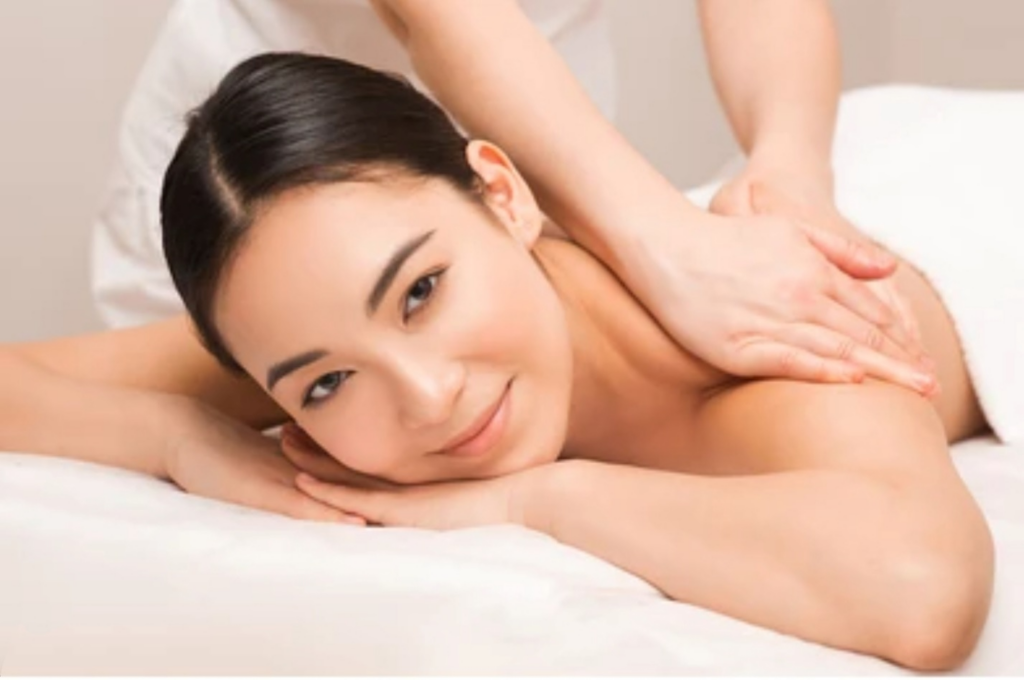 Woman Getting an Asian Massage