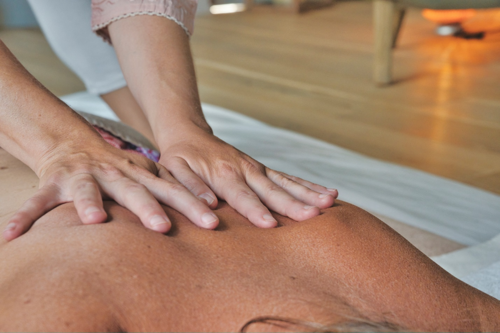 Woman Getting a Massage