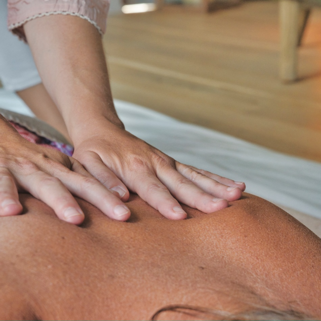 Woman Getting a Massage